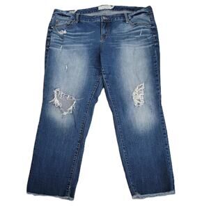 Torrid Womens Boyfriend Jeans Blue Size 18‎